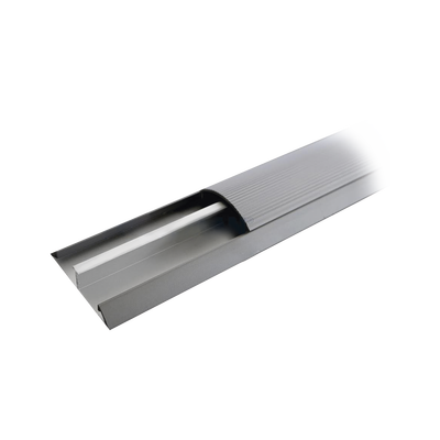 [DMCTALUM] Ducto de media caña de aluminio, tramo de 2.5m de largo (8801-80300)