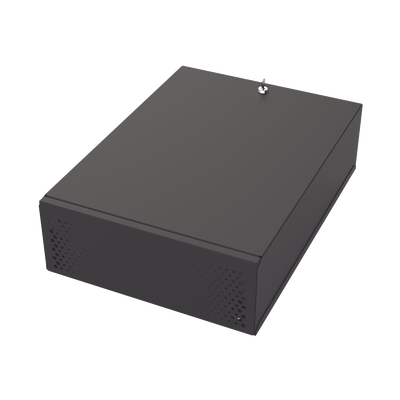 [GABVID4R3] Gabinete Metálico para DVR/NVR con Chapa y llave. 