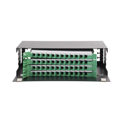 [LP-ODF-8048] Distribuidor de Fibra Óptica con bandejas deslizables, vacío, 19in, acepta 48 adaptadores "LC Duplex" o "LC Simplex" o 48 "SC" Simplex, 3U