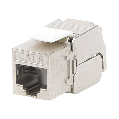 Módulo Jack Keystone Cat6 Blindado (STP) sin herramienta (toolless) 