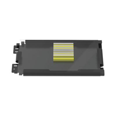 Charola de Empalme para Fibra Óptica, Para Protección de 6 Empalmes de Fusión o Mecánicos, Compatible con los Paneles FWME2