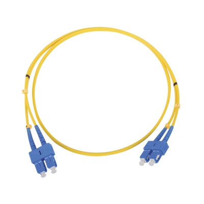 Jumper de Fibra Óptica Monomodo SC/SC Duplex de 1 metro 