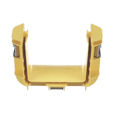 [FRBC4X4LYL] Union Recta "Cople", Para Canaleta FiberRunner™ 4X4, Color Amarillo
