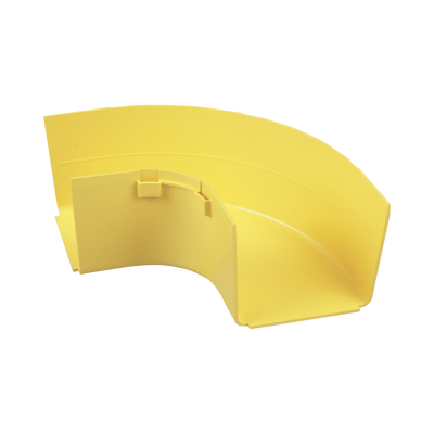 [FRRA4X4LYL] Ángulo Recto a 90º Horizontal, Para Canaletas FiberRunner™ 4X4, Color Amarillo