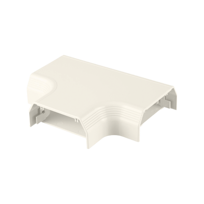 Accesorio en "T", para uso con canaleta T70, Material PVC Rígido, Color Blanco