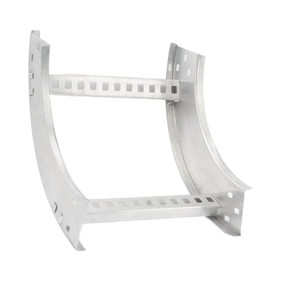 Curva Vertical Interior de Aluminio de 90° Perfil Z / Peralte 3 1/4" / Ancho 12" / Radio 8" / Incluye Tornillería (CHVI90EZ314R8X12AK)