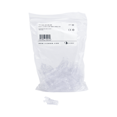 [P6U-BOOT] Bota Protectora Opcional, Para Plug P6U-8-8 de Siemon, Bolsa con 50 piezas