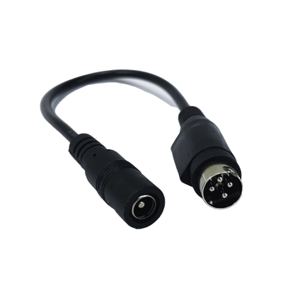 [CHDCM4P] Adaptador Universal DC Hembra a Minidin 4 Pines Macho / Recomendado para DVR´s epcom / HIKVISION