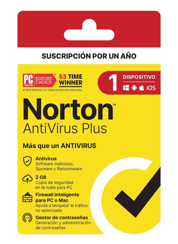 NORTON ANTIVIRUS PLUS 1D 1A 21443389 -