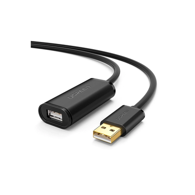 [10319] Cable de Extensión Activo USB 2.0 / 5 Metros / Macho-Hembra / Booster individual FE1.1S incorporado / Velocidad de hasta 480 Mbps / Ideal para impresoras, consolas , Webcam, etc.