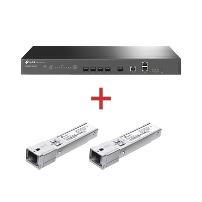 Kit para ISP´s /  Paquete de 1 OLT 4 puertos PON / DS-P7001-04 + 2 Módulos PON DSP-MAC+ de regalo