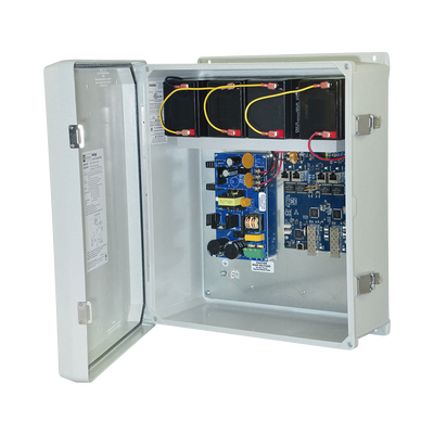 [NETWAY-SP4-WPX] Fuente de Alimentación para PoE / 2 Entradas 1G Fiber SFP / 4 Salidas 10/100/1000 PoE/PoE+ configurable para 2 Salidas 60W Hi-PoE / Nema IP66 / Con capacidad de batería de respaldo / Requiere batería