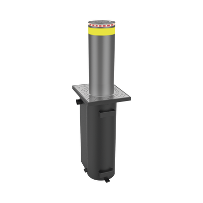 Bolardo Hidráulico / Alta resistencia al impacto hasta 300 000 J / Uso intensivo (Bomba italiana)/ Requiere Tarjeta controladora (No incluida)  / Fácil instalación  