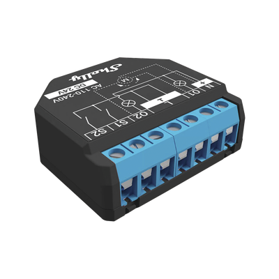 Apagador inteligente Wifi , 2 canales , Para apagador doble, 16A total, 10A por canal
