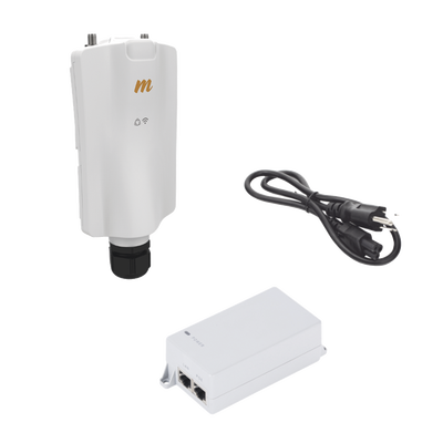 Kit de radio A5x, 700 Mbps, hasta 64 usuarios concurrentes,  Monitoreo a travez de la nube, incluye POE24V y cable de alimentación PCC53 