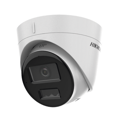 [DS-2CD1323G2-LIUF] [Dual Light] Turret IP 2 Megapixel / Lente 2.8 mm / 30 mts IR + 30 mts Luz Blanca / Micrófono Integrado / ACUSENSE Lite / Exterior IP67 / H.265 / PoE / ONVIF / Micro SD