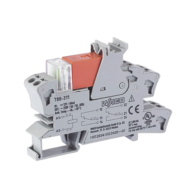 RELE TENSIÓN NOMINAL DE ENTRADA: 12 VCC; 2 INVERSORES; CORRIENTE PERMANENTE LÍMITE 8 A