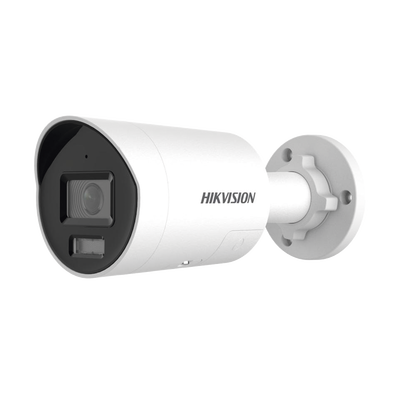 [DS-2CD2087G2H-LIU/SL] [Dual Light + ColorVu] Bala IP 8 Megapixel (4K) / Lente 2.8 mm / 40 mts IR + 40 mts Luz Blanca / Exterior IP67 / Luz Intermitente y Alerta de Audio / Micrófono Integrado / ACUSENSE (Filtro de Falsas Alarmas) / Metal / ACUSEARCH