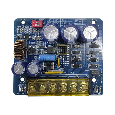 [PL-B3] 6 o 12  o 24 Vcc @ 4 A / Fuente tipo tarjeta/ 1 salida / requiere transformador de entrada  / capacidad de baterías / baterías no incluidas.