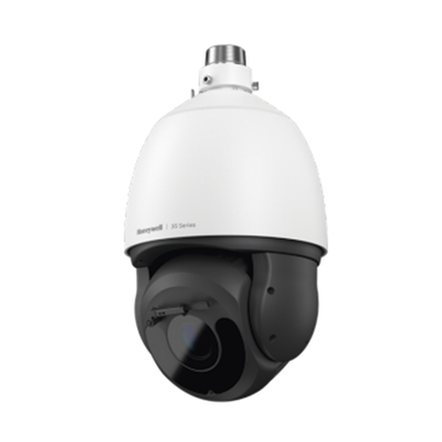 [HC35WZ5R30W] PTZ IP 5 Megapixel / 30X Zoom / 200 mts IR / H.265 / IA (Filtro de Humanos y Vehiculos) / Merodeo / PoE++ / Exterior IP67 / IK10 / ONVIF / NDAA / Serie 35 / 256 GB microSD / Audio E/S / Alarma E/S / Wiper / Honeywell Security
