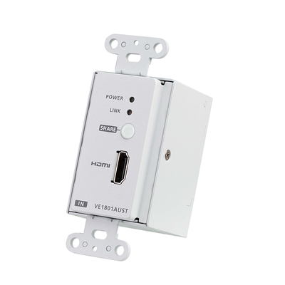 [VE1801AUST] Transmisor HDMI HDBaseT-Lite con placa de pared estadounidense/PoH