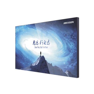 [DS-D2065LU-Y] Pantalla LCD 65" 4K para Videowall / Entrada HDMI - VGA - DVI - DP / Monitor Robusto / Bisel Delgado (3.5 mm) / Daisy Chain (Conexion en Cadena sin Software)