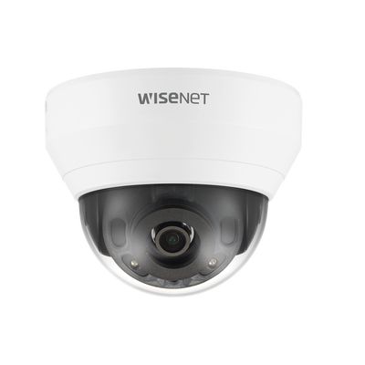 [QND-6022R] Cámara IP Tipo Domo Interior 2 Megapíxel / Lente 4mm / IR 20M / WDR 120db / H.265 & WiseStream / Micrófono Interconstruido