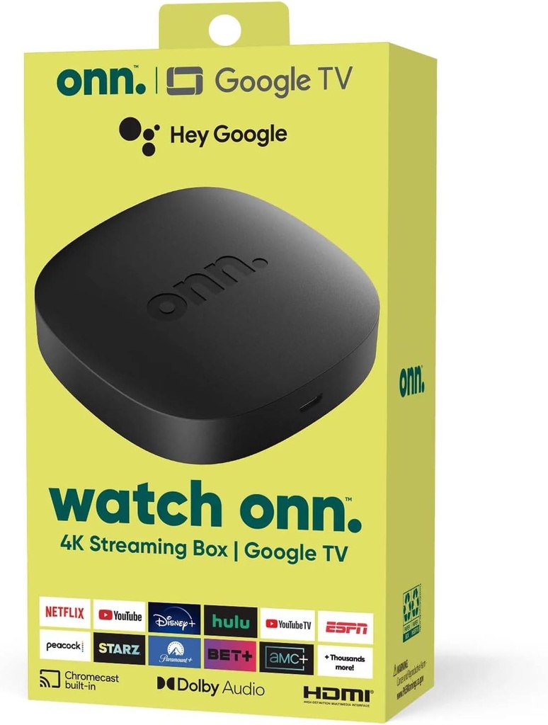 ONN GOOGLE TV 4K ONN-681131422284-B -