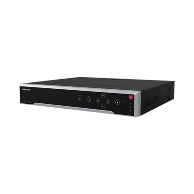 [DS-7732NI-M4/16P] [Doble Poder de Decodificación] NVR 32 Megapixel (8K) / 32 Canales IP / 16 Puertos PoE+ / AcuSense / ANPR / Conteo de Personas / Heat Map / 4 Bahías de Disco Duro  / HDMI en 8K / Soporta POS / Alarmas I/O / 2 Salidas HDMI / Smart Search