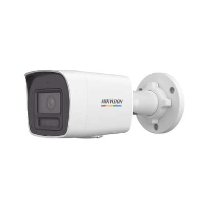 [DS-2CD1047G2H-LIUF] [Dual Light + ColorVu] Bala IP 4 Megapixel / Lente 2.8 mm / 30 mts IR + 30 mts Luz Blanca / Micrófono Integrado / ACUSENSE Lite / Exterior IP67 / WDR 120 dB / PoE / Micro SD / ONVIF