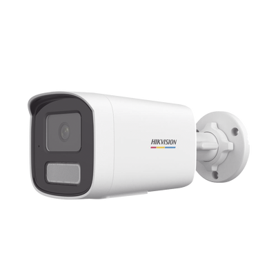 [DS-2CD1T47G2H-LIUF] [Dual Light + ColorVu] Bala IP 4 Megapixel / Lente 4 mm / 50 mts IR + 50 mts Luz Blanca / Micrófono Integrado / ACUSENSE Lite / Exterior IP67 / WDR 120 dB / PoE / Micro SD / ONVIF