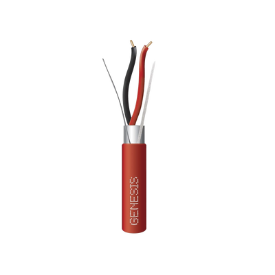 [4606-5504] Bobina de Alambre 152 Metros / 2 x 16 AWG Blindado / PLENUM / Para Alarmas de Incendio