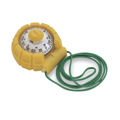 Brújula de mano serie sport en color amarillo 