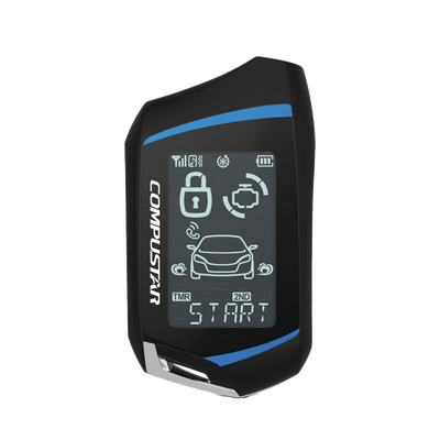 [2WT9R-FM] Control Remoto Bidireccional de cuatro botones para Sistemas de alarmas Compustar CS7900AS hasta con un kilometro de alcance