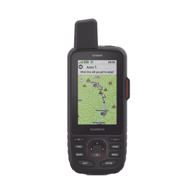 GPS portátil GPSMAP 67i, dispositivo portátil multisatelital de alta precision, con mapas topográficos instalados, mensajeria y SOS por medio de Inreach