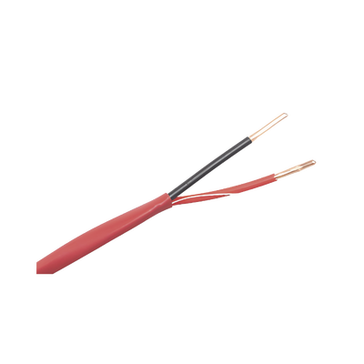 [LP218-FIRE] Alambre de Alarma contra Incendios - Bobina de 305 Metros: 2 x 18 AWG, Rojo, Tipo FPLR, (UL) FT4, Ideal para Sistemas de Detección y Evacuación de Incendios