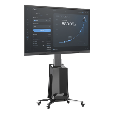 [G85NB] MONTAJE  DE PISO MOVIL PARA PANTALLAS 55-80IN  AJUSTABLE MOTORIZADO