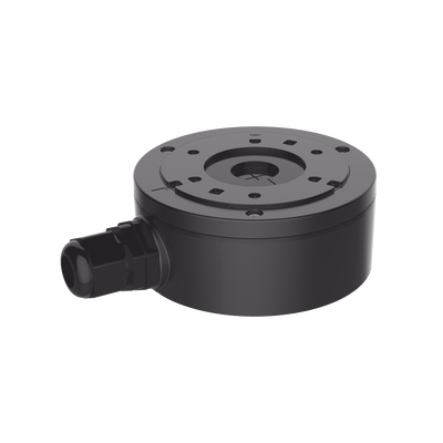 [DS-1280ZJ-XS(BLACK)] Caja de Conexión de Metal Color Negro / Exterior IP66 / Compatible con DS-2CD2043G2-I(U)(BLACK) 