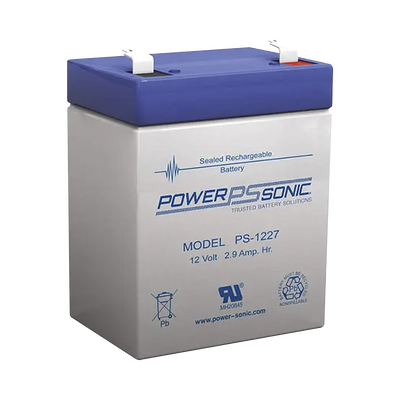 Batería 12V, 2.9AH, Para Respaldo, Tecnologías AGM/VRLA, 5 Años Vida Útil, Terminales F1, Reconocida UL   