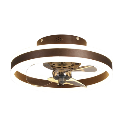 [JLV-021] Ventilador de Techo con Luminario LED de  110 V CA 50/60 Hz / 4500 Lm / 6500 - 4 000 - 2 700 K / 3 Tonos de Luz / 3 Velocidades / Dimeable.