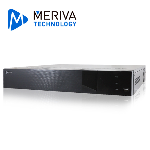 Nvr meriva technology 16ch meriva technology main-1616a reconocimiento facial / lpr / mia2.0 / conteo / intrusion / cruce de linea / h.265s / 16 poe / 4k / 4dd 10tb / hdmi 4k + vga / onvif p2p cloud n9000