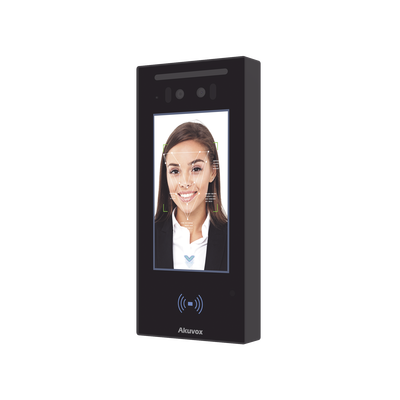 [E16C] Frente de Calle / Ideal para fraccionamientos / Administración 100% en la Nube / Notificación a APP / Llamada Telefónica / SIP / ONVIF /Reconocimiento Facial / QR y PIN para Visitas desde la APP / IP65 / Bluetooth / NFC