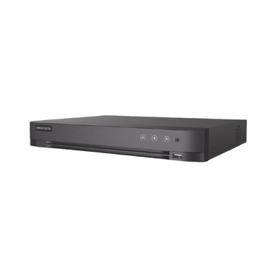 [DS-7204HGHI-M1(T)] [Audio Bidireccional] DVR 4 Canales TurboHD + 1 Canal IP / 2 Megapixel (1080p) Lite / Acusense Lite (Evita Falsas Alarmas) / Audio por Coaxitron / 1 Bahia de Disco Duro / H.265+ / Salida de Vídeo Full HD