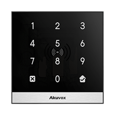 [A02] Teclado de Control de Acceso Inteligente / Administración 100% en la Nube / Interfaz WEB / POE / Lector Prox 125 kHz / MIFARE 13.56MHz / NFC / APP Smart Plus / Control de 1 Puerta / PIN Para Visitas / IP65