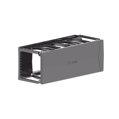 Organizador de Cables Horizontal PatchRunner™, Sencillo (Solo Frontal), Para Rack de 19in, 4UR