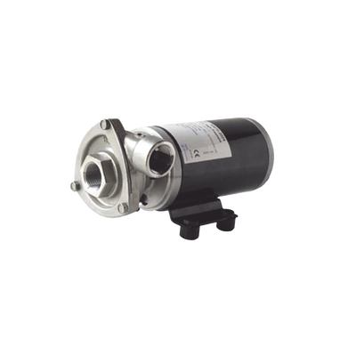 Bomba centrifuga Cyclone de alta presión a 12 Vcd, caudales de 21 GPM, presión máxima de 17 psi, en acero inoxidable 