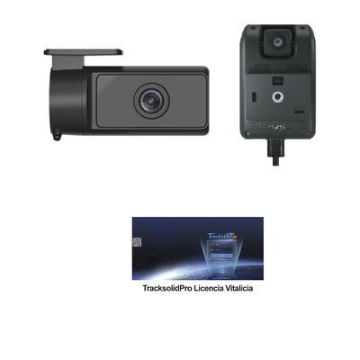 [JC261CI03V] KIT Dashcam con sistema de control ADAS (asistencia de manejo) y Camara de cabina (CI03) / Multiples alarmas /Comunicación dos vías / ideal para flotas vehiculares / Facil instalacio / Incluye licencia vitalicia plataforma TrackSolidPro