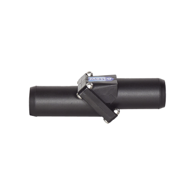 Válvula anti retorno de linea para mangueras de 1 1/2 pulgadas.