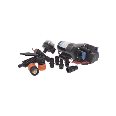 Bomba de lavado Hotshot HD 4'  a 12 Vcd de alta presión y alto caudal, 15 lpm/4 gpm 60 psi