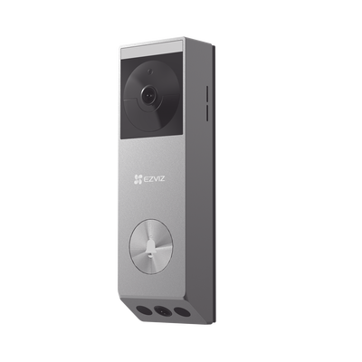 Doorbell de Bateria Recargable con Transformador o Panel Solar (Incluye Panel) / 3 megapíxel / Doble Lente / Protección IP65 / Audio de Dos Vías
